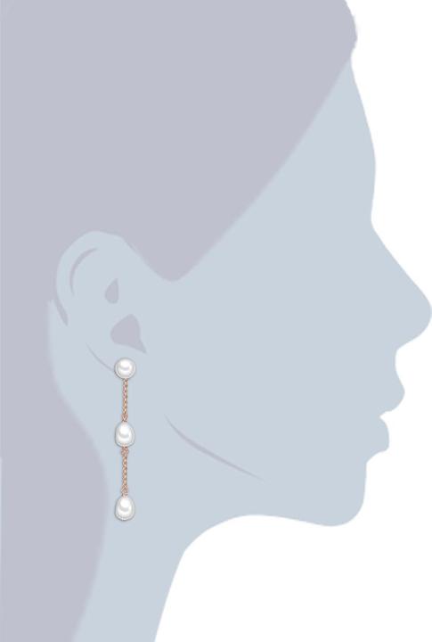 Immagine prodotto Valero Pearls Perle d'acqua dolce d'argento da donna coltivate in oro rosa - 15034 (Argento 925)