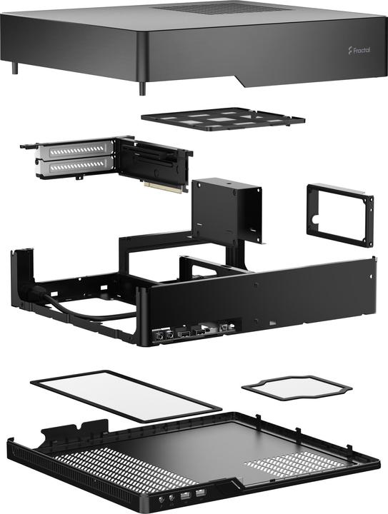 Immagine prodotto Fractal Case HTPC Design Node 202 SFX con PSU Anode Bronze 450W Mini ITX 310mm GPU (Mini-ITX)