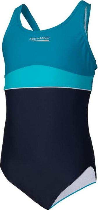 Speed Marineblauer Junior-Badeanzug (164)