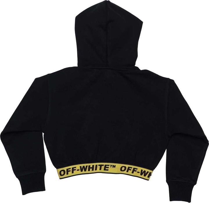 Immagine prodotto Off Felpa Corta con Cappuccio Logo Bambini (128)