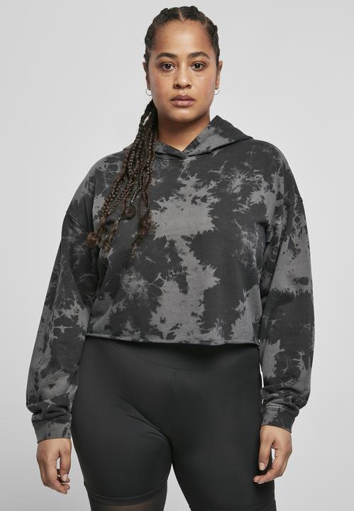 Immagine prodotto Urban Classics Felpa con cappuccio corta oversize da donna, sbiancata (4XL)
