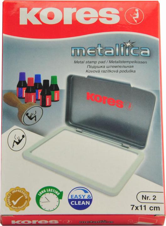 Actual product image Q-Connect Stamp pad unimpregnated, size: 2, impression size: 110 x 70 mm