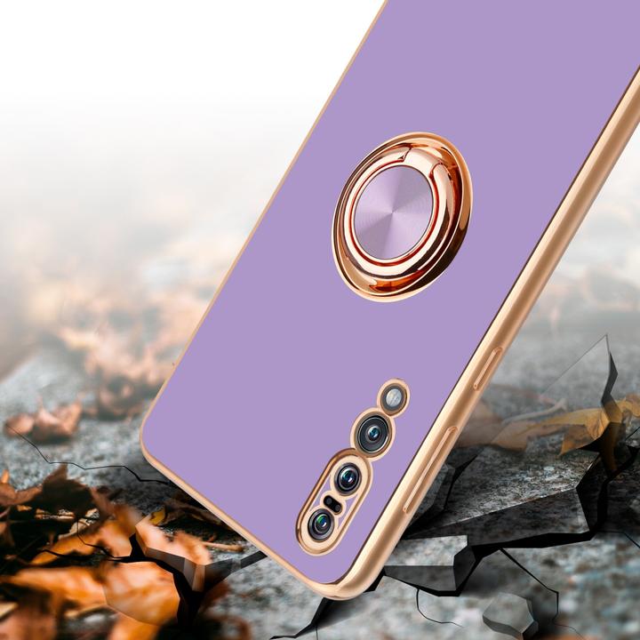 Immagine prodotto Cadorabo Custodia per Huawei P20 PRO / P20 PLUS in TPU con protezione della fotocamera e anello stile LM089 (Huawei P20 Pro, Huawei P20 Plus)