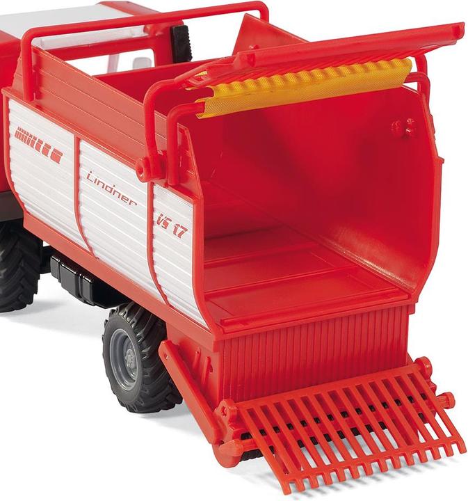 Produktbild Siku Lindner Unitrac mit Ladewagen
