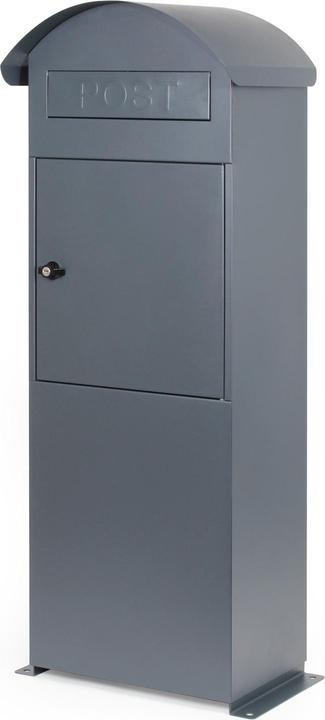 Produktbild Wiltec Briefkasten grau 420x240x1020mm Standbriefkasten Postkasten Bodenmontage