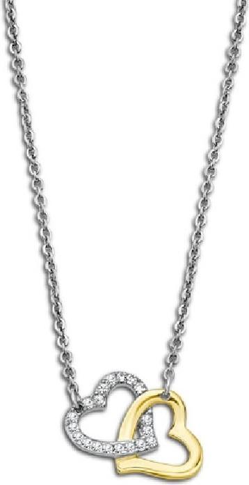 Lotus Style - Romantic steel bicolor necklace Woman's Heart LS2117-1 / 1 (Edelstahl)