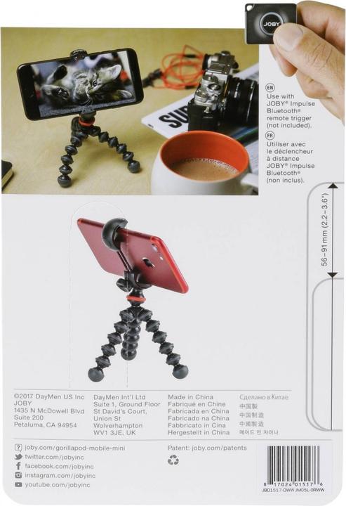 Actual product image Joby GorillaPod Mobile Mini (Plastic)
