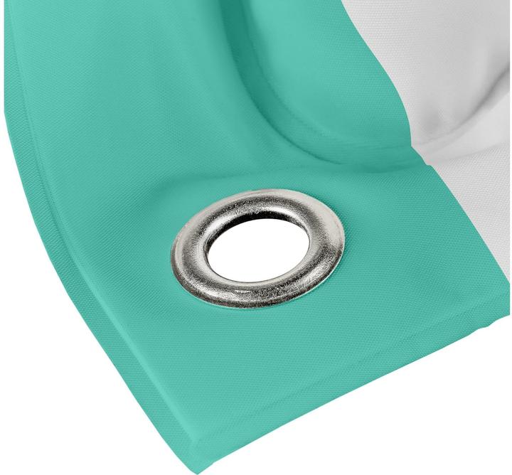 Actual product image Kolma air mattress Stripy Caribbean/White