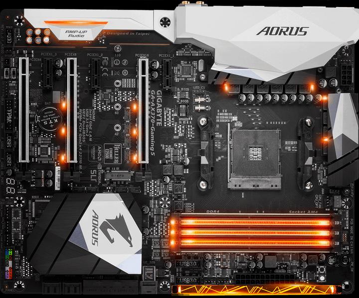 Produktbild Gigabyte AORUS GA-AX370-Gaming 5 (AM4, AMD X370, ATX)