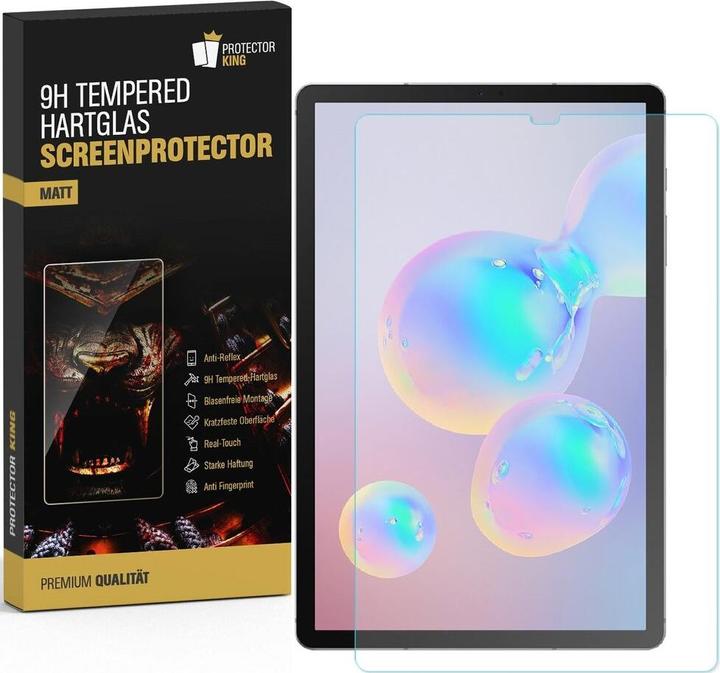 Produktbild Protectorking 1x Echtes Tempered 9H Panzerhartglas Matt Entspiegelt (1 Stück, Galaxy Tab S6)