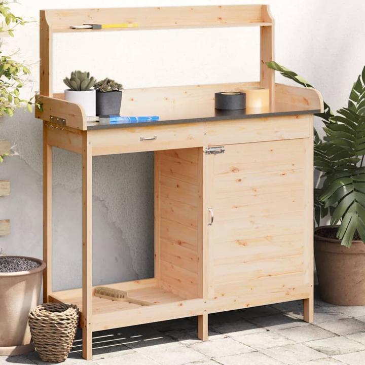 Produktbild VidaXL Pflanztisch mit Schrank