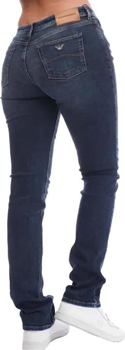 Actual product image Emporio Armani Womens/Ladies J85 Leather Patch Regular Jeans (26)