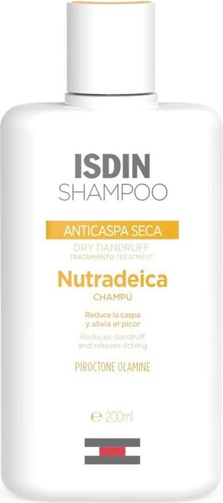 Image du produit Isdin Shampooing dermatologique antipelliculaire Nutradeica pour la séborrhée douce 200ml (200 ml, Shampoing liquide)