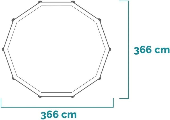 Actual product image Intex Metal Frame (Ø 366 x 76 cm)