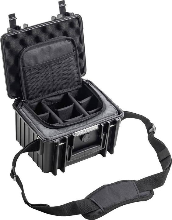 Image du produit B&W International B&W Outdoor Case Type 2000 noir avec sac photo (Mallette photo, 6.60 l)
