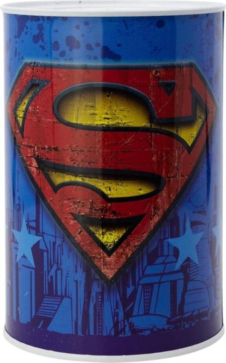 Actual product image Stor DC Comics - Superman - Tirelire en métal Superman Logo (15 x 10.5 cm)
