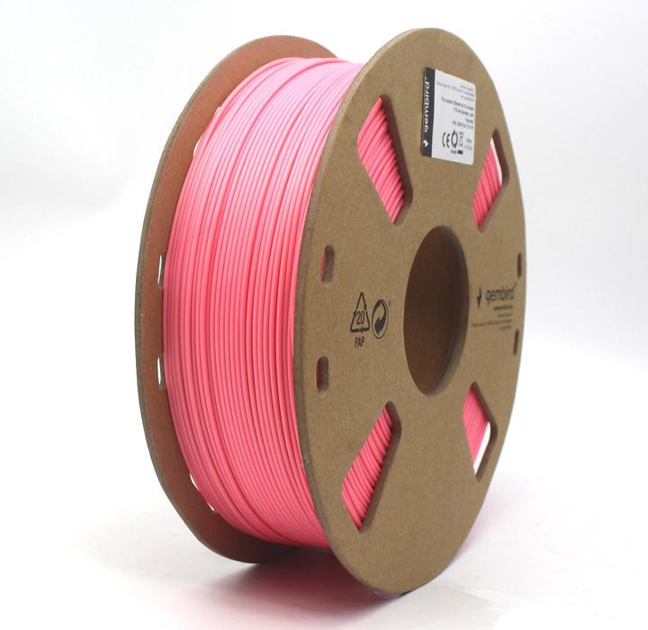 Actual product image Gembird Filament cassette PLA narrow spool (PLA, 1.75 mm, 1000 g, Rose)