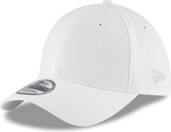 New Era 39Thirty Stretch Cap - ESSENTIAL weiss - L/XL (L)