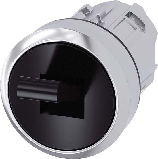 Actual product image Siemens Selector switch 2step toggle lever rectangular 3SU1050-3EC10-0AA0
