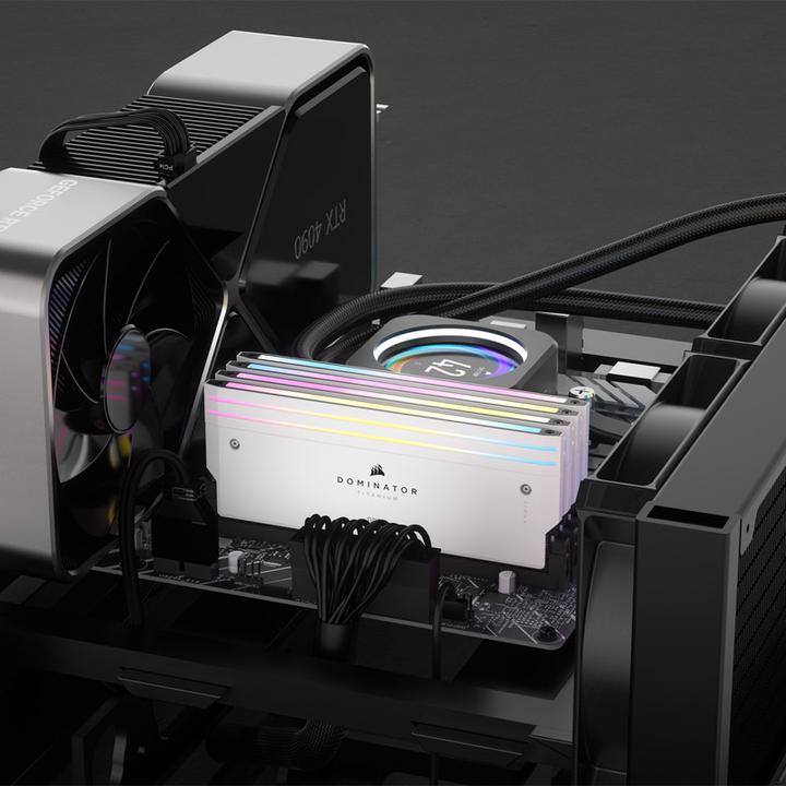 Produktbild Corsair Dominator Titanium RGB (2 x 32GB, 6000 MHz, DDR5-RAM, DIMM)