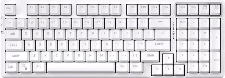 Image du produit VGN Clavier de jeu V98 V2, Numbani Switch - blanc (US) (US, Sans fil, Filaire)