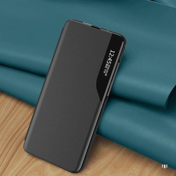 Actual product image Hurtel Eco Leather View Case (Samsung Galaxy S25 Ultra)