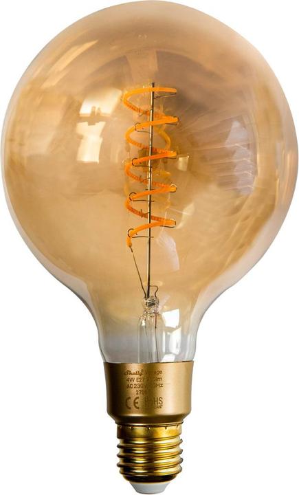 Shelly Vintage E27 G125 (E27, 4 W, 260 lm, 1 x, G)