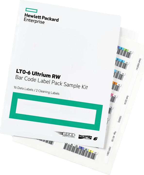 Immagine prodotto HPE Etichette con codice a barre LTO6 Ultrium RW (confezione)