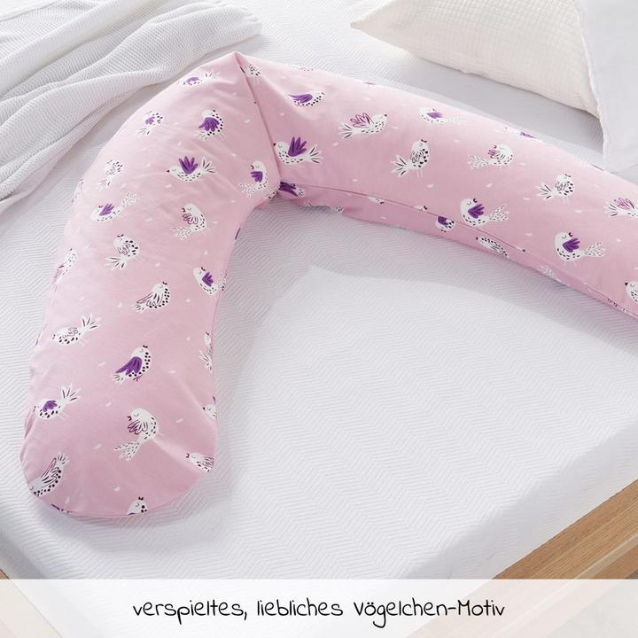 Actual product image Theraline Nursing pillow "The Comfort" with micro pearl filling incl. cover 180 cm (34 cm)