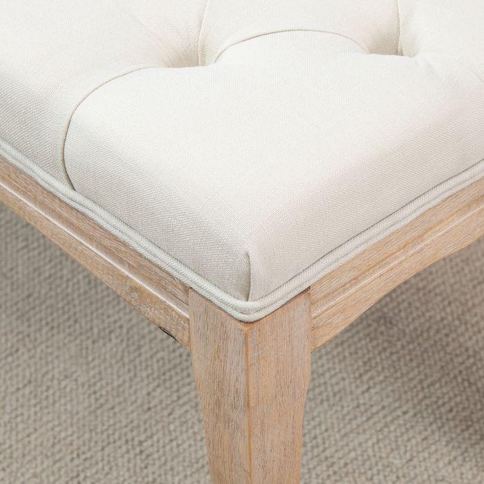Produktbild Swisshandel24 Polsterbank Sitzbank Truhenbank Schuhbank Vintage Bettbank Schlafzimmer Wohnzimmer Flur Gummiholz Le (110 cm)