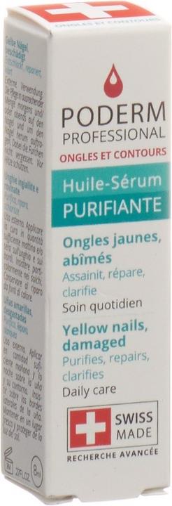 Actual product image Poderm Huile Sérum Ongles Purifiante (8 ml)
