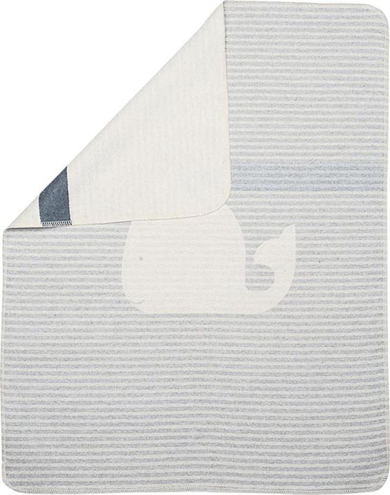 Actual product image David Fussenegger Baby blanket 'Whale (70 x 90 cm)