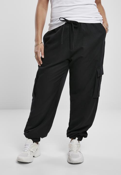 Image du produit Urban Classics Pantalons cargo en sergé viscose pour dames (L)