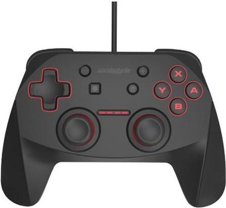 Actual product image Snakebyte Nintendo Switch Game Pad wired (NSW) - black red (Switch)