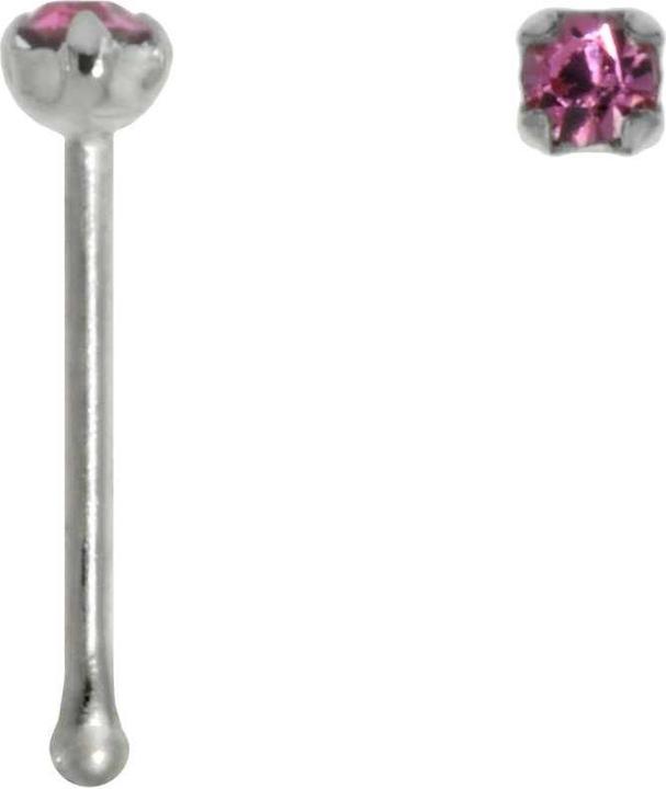 Bijouteria Nasenpiercing (Silber 925, Kristall)