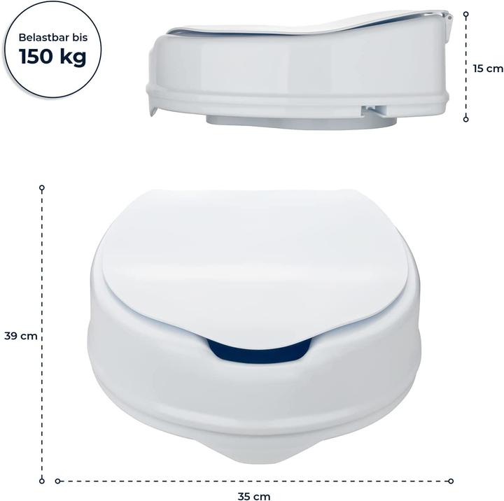 Produktbild Flexilife Toilettensitzerhöhung, 15 cm