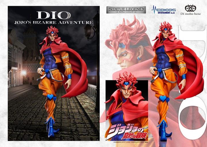 Actual product image Medicos Entertainment JoJo's Bizarre Adventure Part3 Statue Legend PVC Statue Dio 17 cm (re-run)
