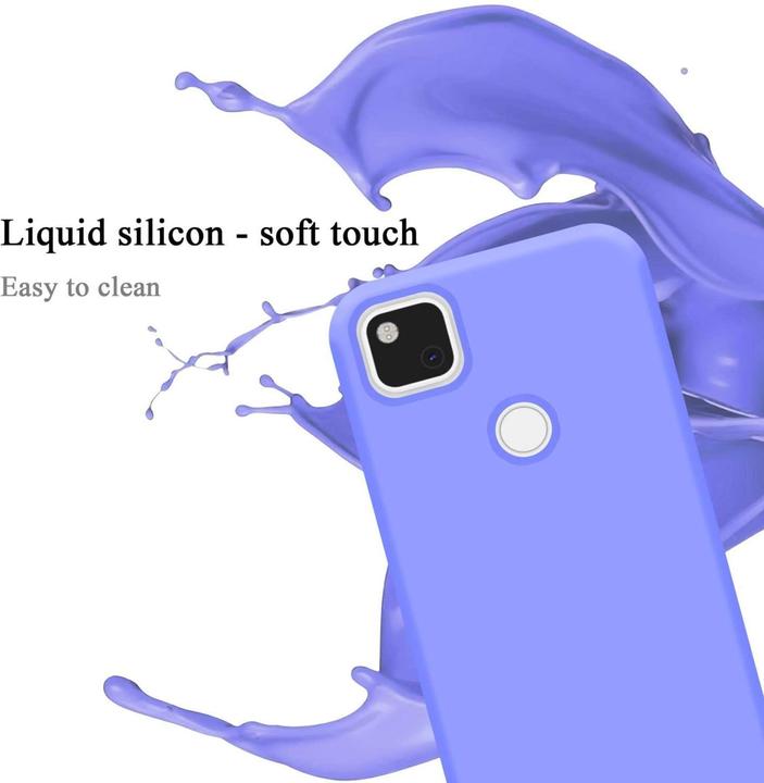 Actual product image Cadorabo Bumper Case for Google PIXEL 4A 5G TPU Liquid Silicone Cover for Google PIXEL 4A 5G (Google Pixel 4a 5G)