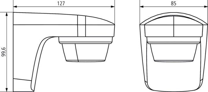 Actual product image Theben theLuxa S180 BK (12 m)