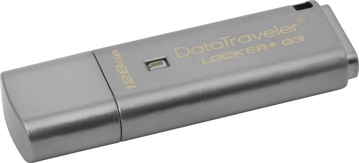 Produktbild Kingston DataTraveler Locker+ G3 (128 GB, USB-A)