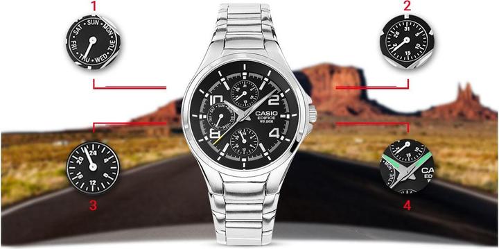 Produktbild Casio Edifice - EF-316D-1AVEG (Analoguhr, 41 mm)