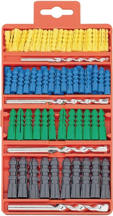 Actual product image BestaPac Dowel assortment with masonry drill (101 pcs.)