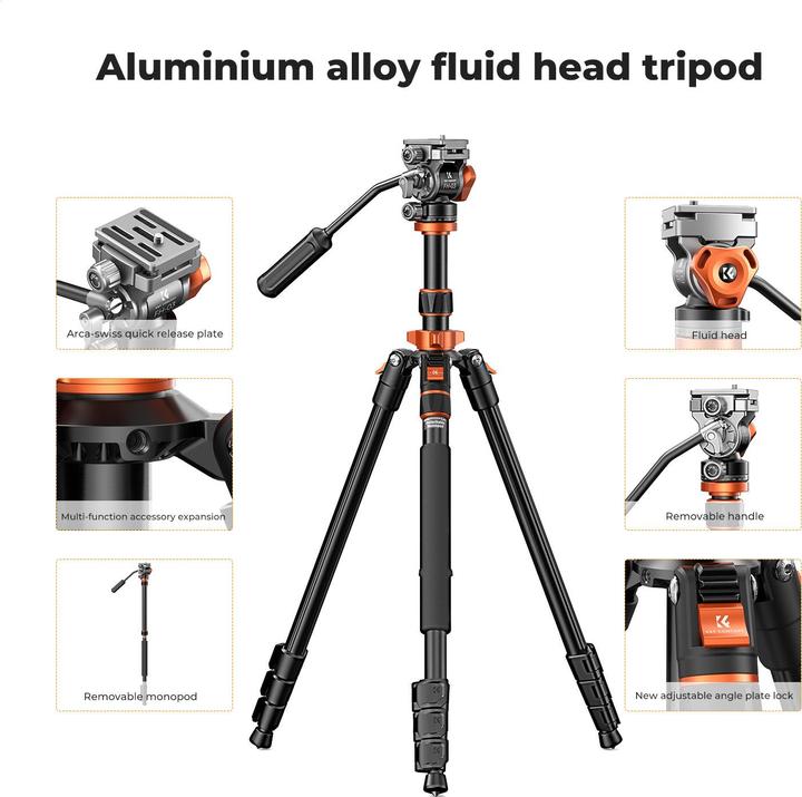 Produktbild K&F Concept K234A7+FH-03 (Metall)