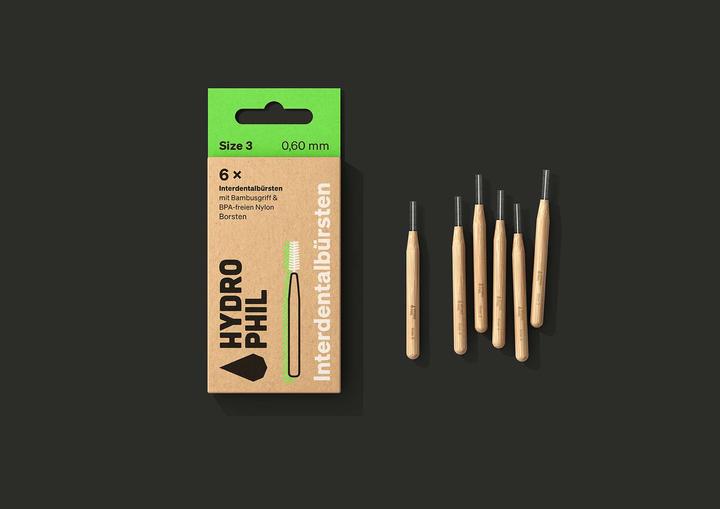 Image du produit Hydrophil Brosses interdentaires 0.60mm Size 3 (6 x, 0.60 mm)