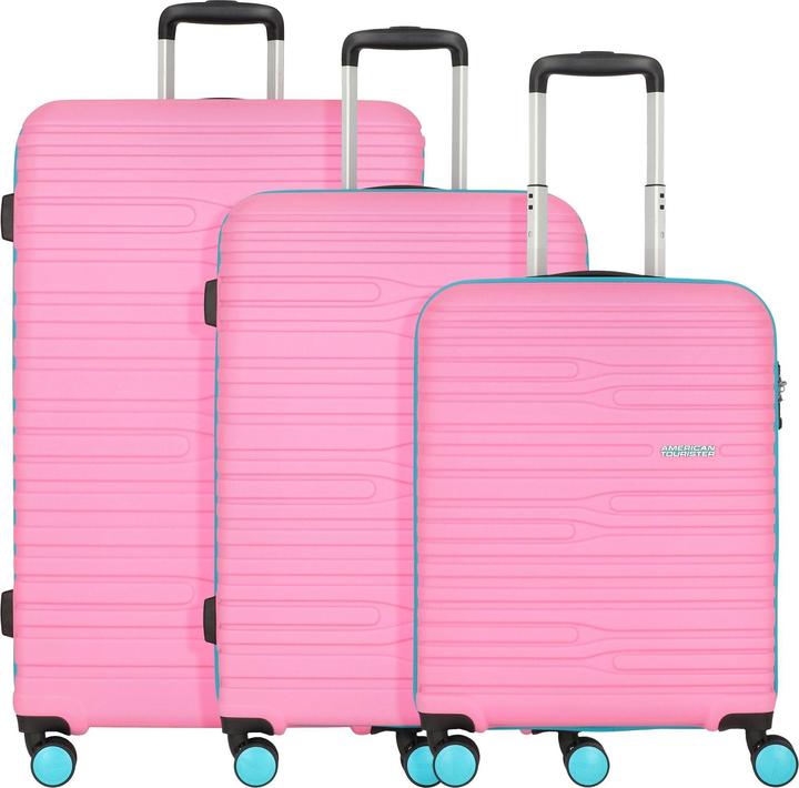 Produktbild American Tourister Wavestream 4 Rollen Kofferset 3-teilig (196.50 l, XL (ab 115l))