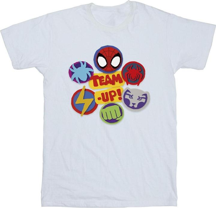 Spidey And His Amazing Friends Team Up TShirt (M)