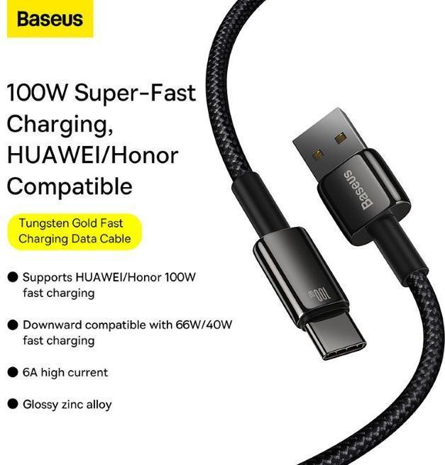 Immagine prodotto Baseus USB A — USB C (2 m, USB 2.0, 100 W)