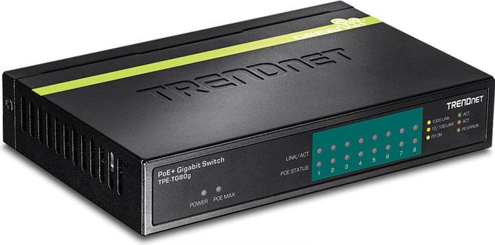 Trendnet TPE-TG80g PoE Switch GREENnet (8 Ports)