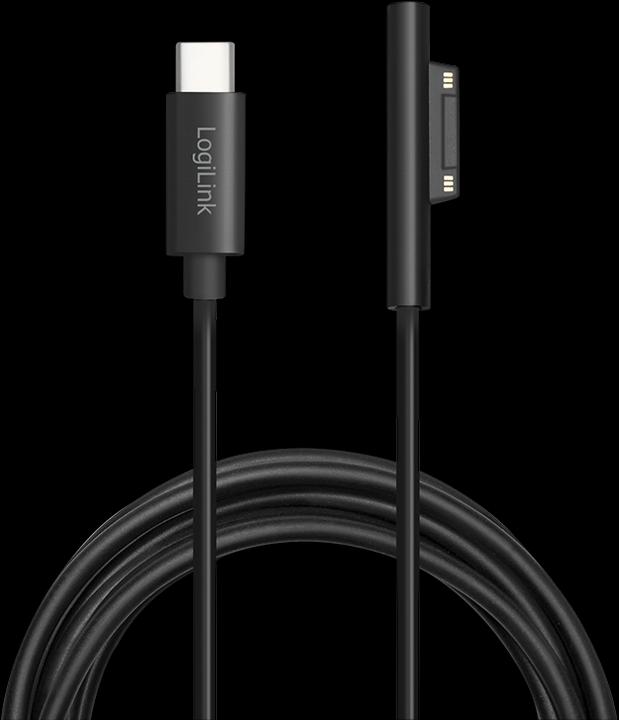 Produktbild LogiLink USB-C zu Microsoft Surface (1.80 m, USB 3.2 Gen 1, 60 W)