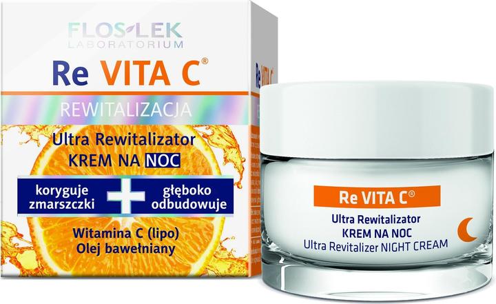 Floslek Re Vita C 40+ night face cream 50ml (50 ml, Nachtcreme)